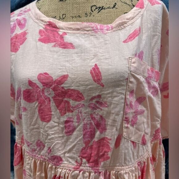 Free People We The Free linen blend top - Picture 2 of 7